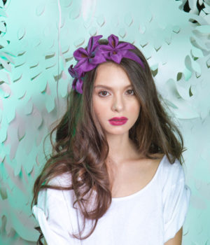 Triple Orchid Headband